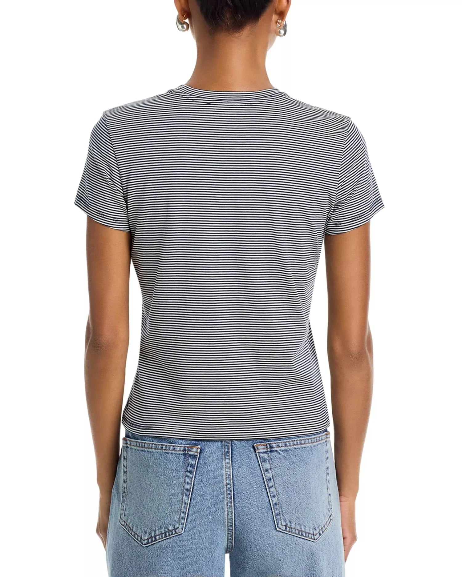 The Stripe Baby Tee Navy Multi