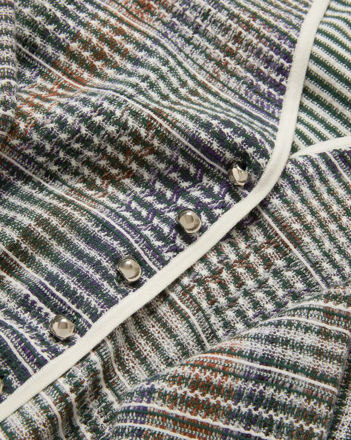 Nadialine Knit Jacket Hunter Green Multi