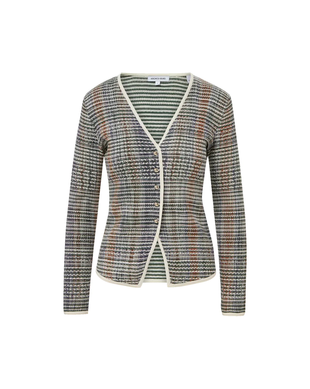 Nadialine Knit Jacket Hunter Green Multi