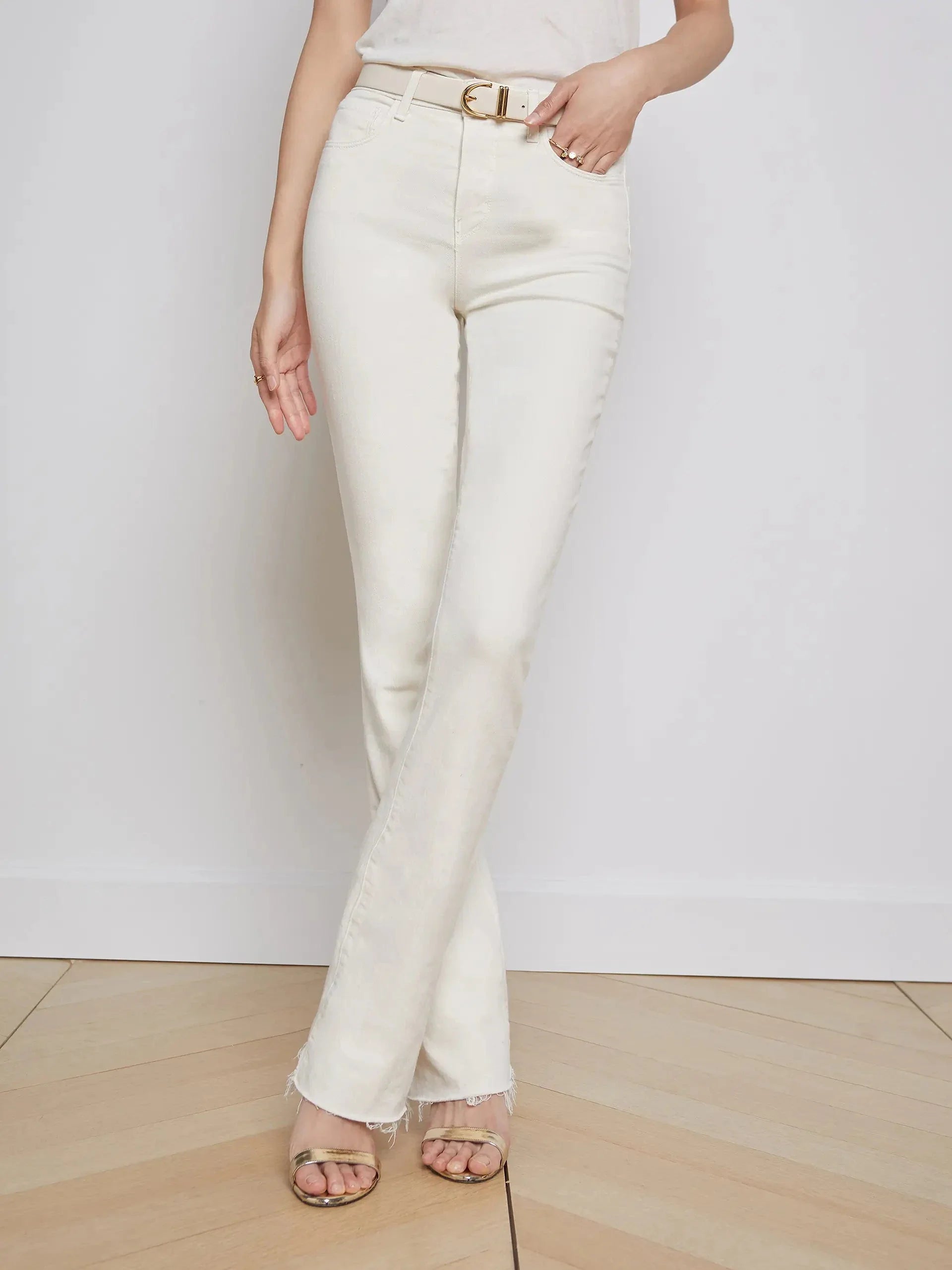 Ruth Straight Leg Jean Vintage White