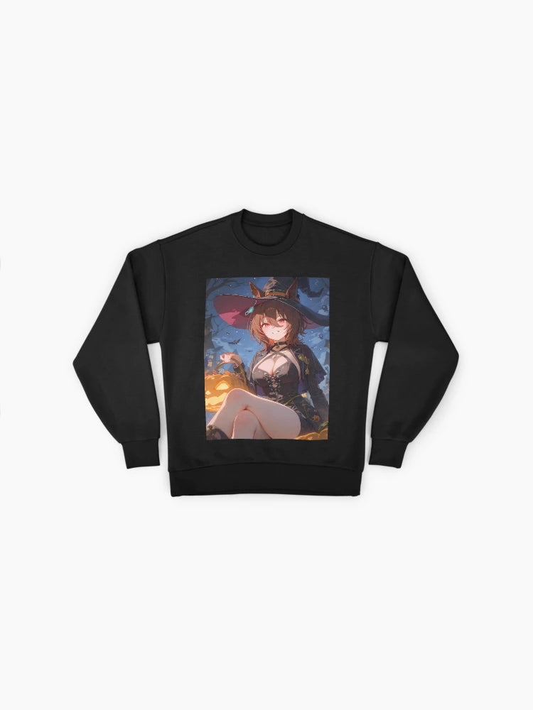 Agnes Tachyon Halloween Night Sweatshirt, Uma Musume Anime Girl Top