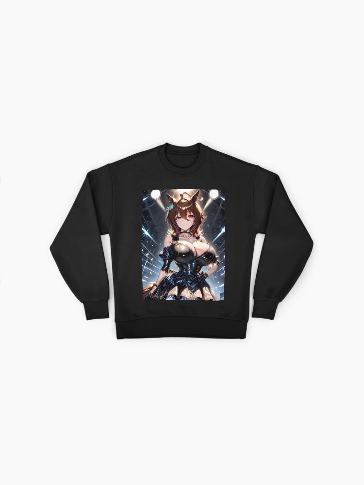 Agnes Tachyon Stage Diva Sweatshirt, Uma Musume Anime Girl Performance