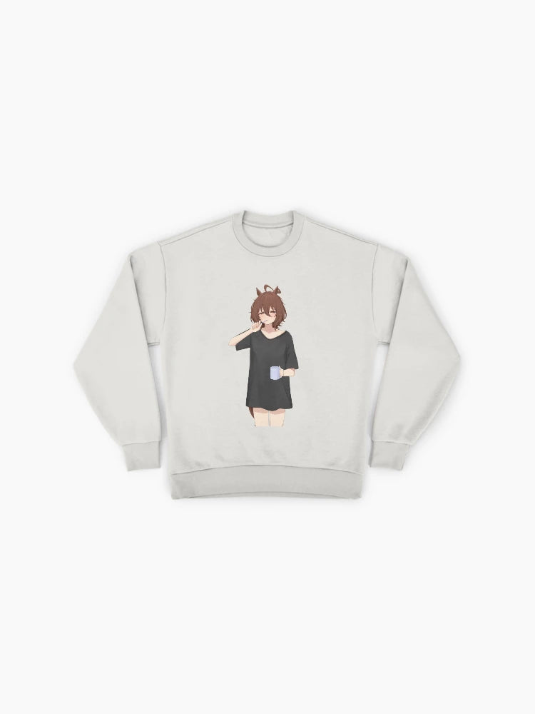 Agnes Tachyon Portrait Sweatshirt, Premium Uma Musume Anime Fan Gift