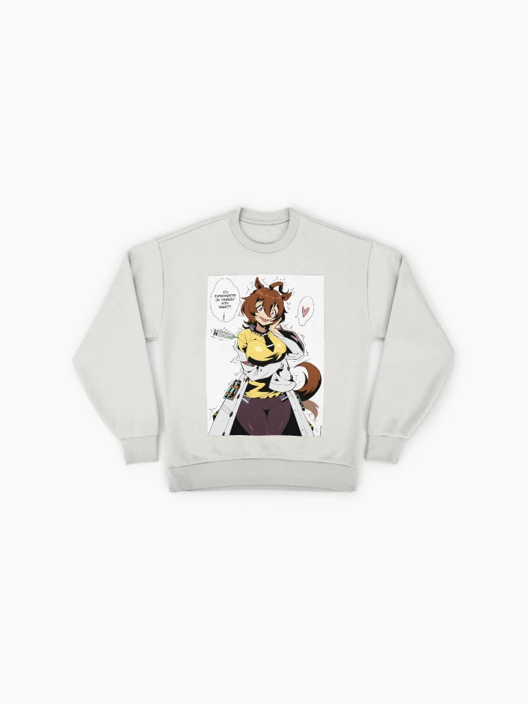Agnes Tachyon Uma Musume Sweatshirt, Premium Oversized Anime Top