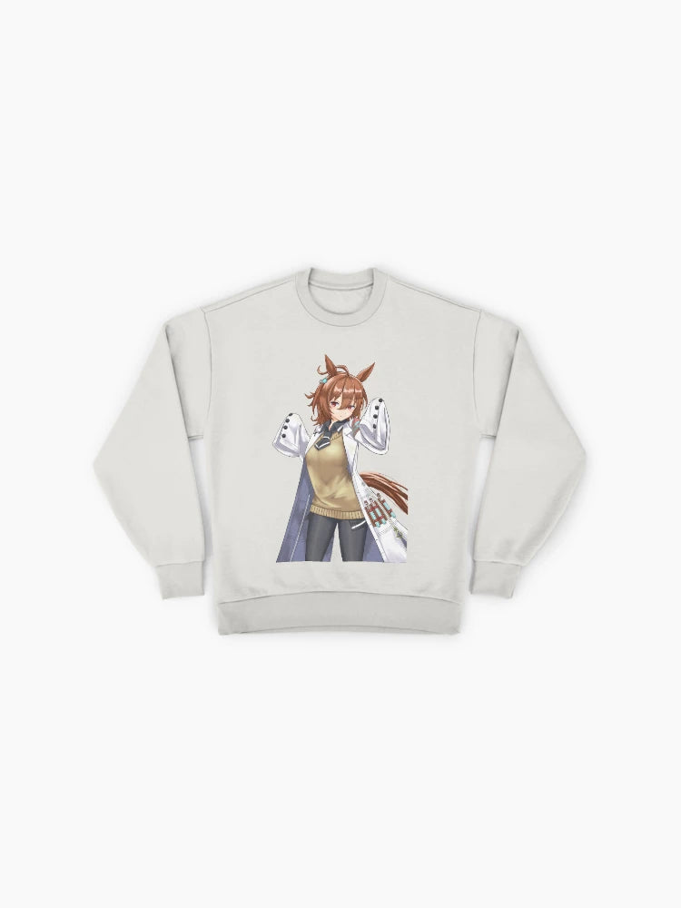 Agnes Tachyon Portrait Graphic Sweatshirt, Uma Musume Anime Merch