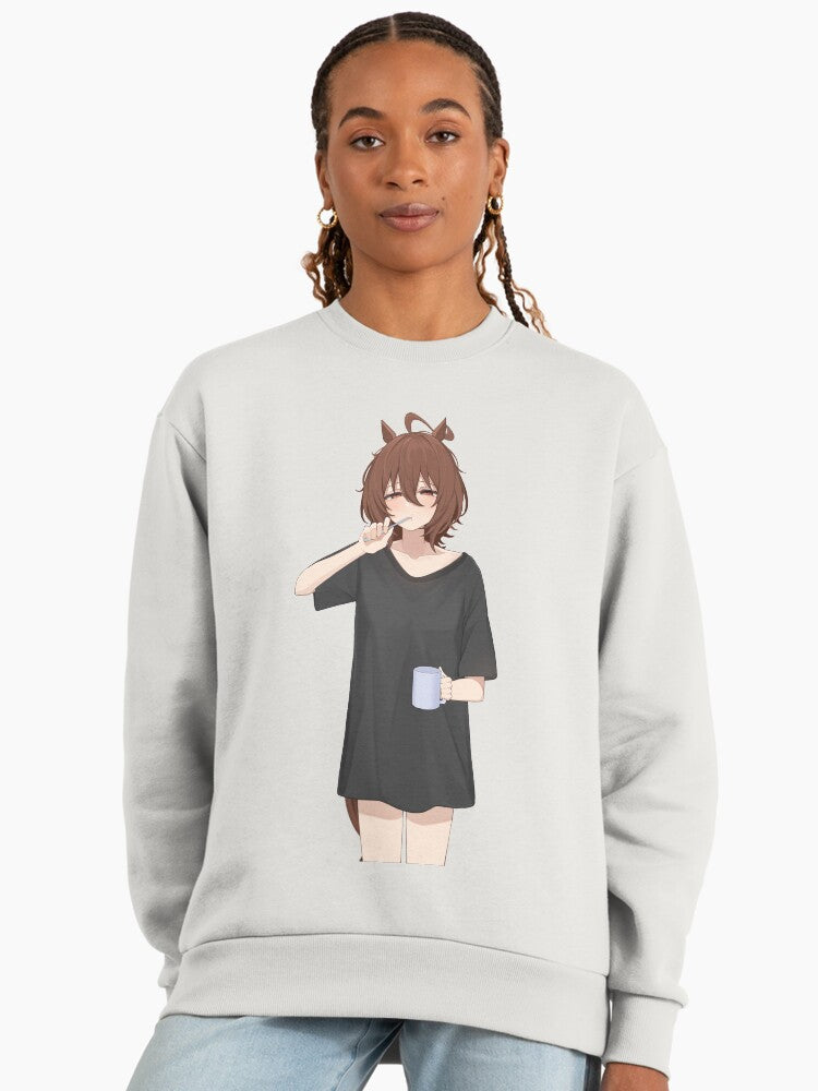 Agnes Tachyon Fan Art Sweatshirt, Premium Uma Musume Oversized Top Bone